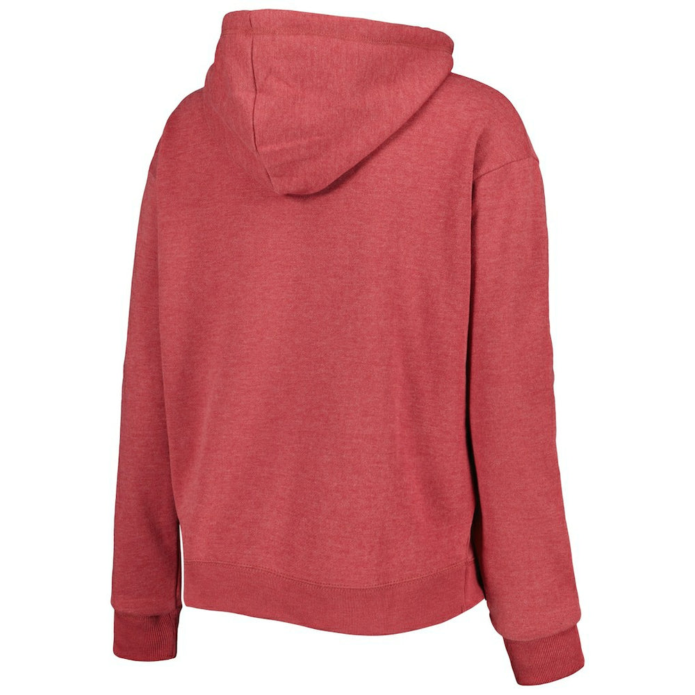 Arizona Cardinals '47 Women's Color Rise Kennedy Notch Neck Pullover Hoodie - Cardinal - 47 brand