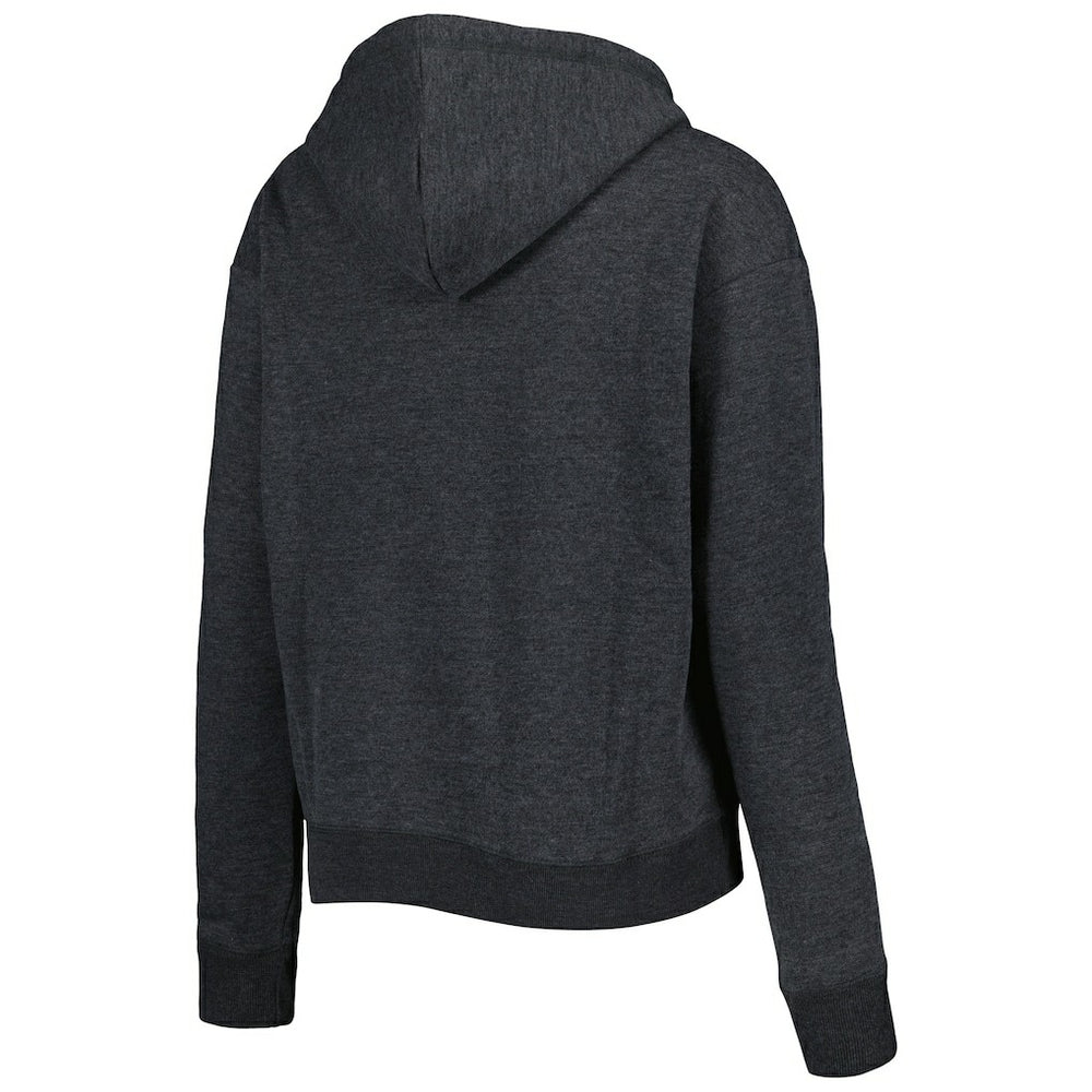 Las Vegas Raiders '47 Women's Color Rise Kennedy Notch Neck Pullover Hoodie - Black - 47 brand