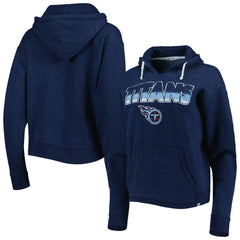 Tennessee Titans '47 Women's Color Rise Kennedy Notch Neck Pullover Hoodie - Navy - 47 brand