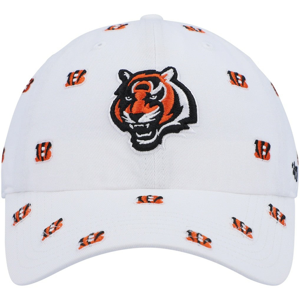 Cincinnati Bengals '47 Women's Confetti Clean Up Adjustable Hat - White - 47 brand