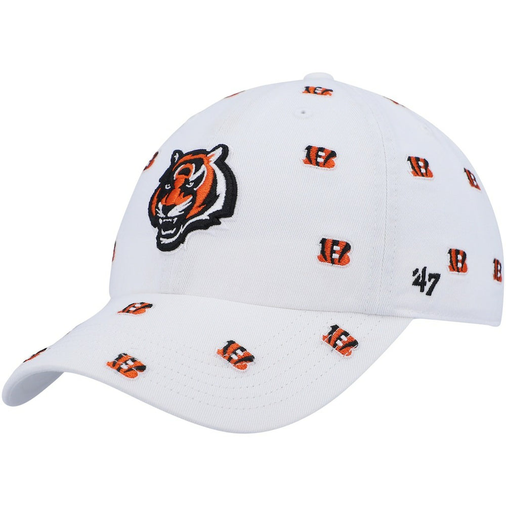 Cincinnati Bengals '47 Women's Confetti Clean Up Adjustable Hat - White - 47 brand