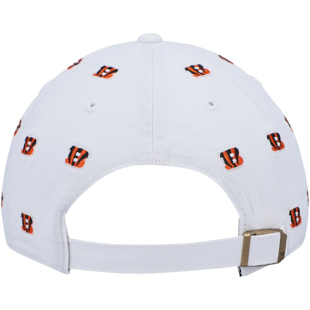 Cincinnati Bengals '47 Women's Confetti Clean Up Adjustable Hat - White - 47 brand