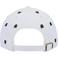 Cleveland Browns '47 Women's Confetti Clean Up Logo Adjustable Hat - White - 47 brand