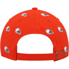 Cleveland Browns '47 Women's Confetti Clean Up Logo Adjustable Hat - Orange - 47 brand