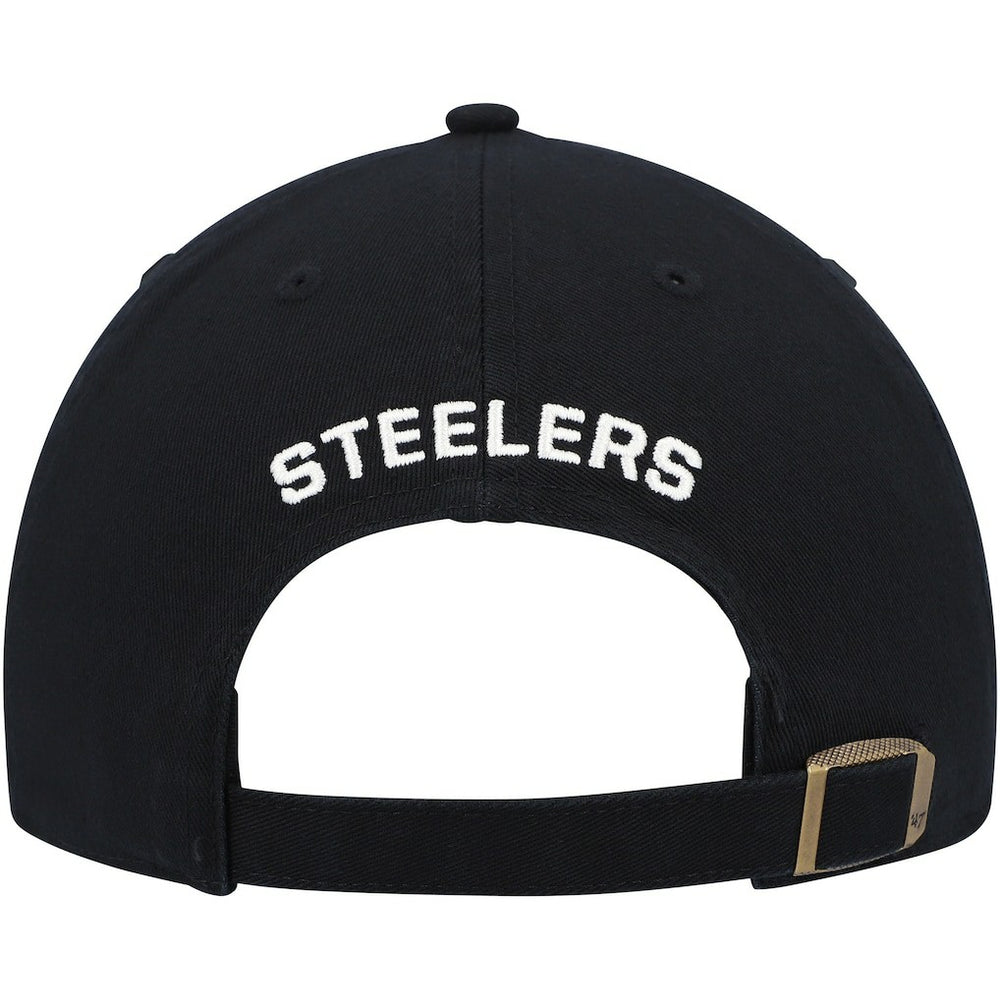 Pittsburgh Steelers '47 Women's Finley Clean Up Adjustable Hat - Black - 47 brand