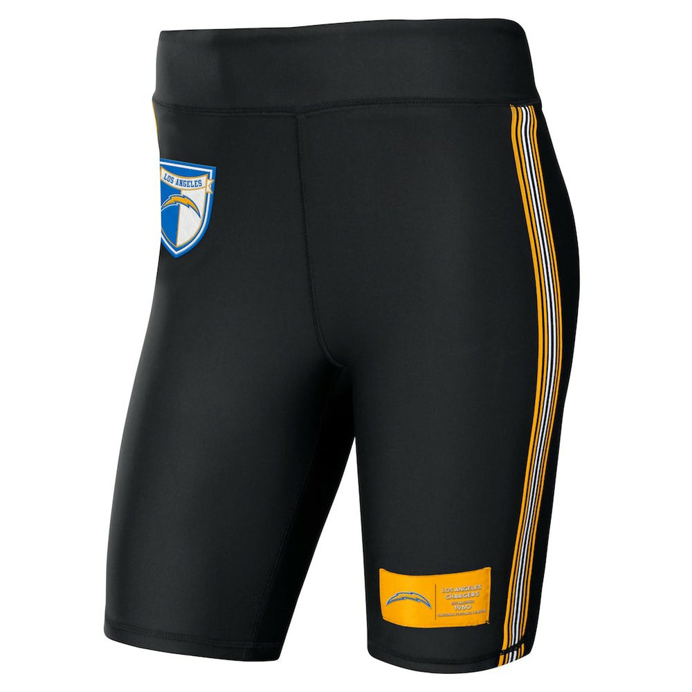 Los Angeles Chargers WEAR by Erin Andrews Women's Biker Shorts - Black - NFL