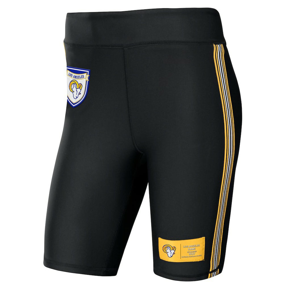Los Angeles Rams WEAR by Erin Andrews Women's Biker Shorts - Black - NFL