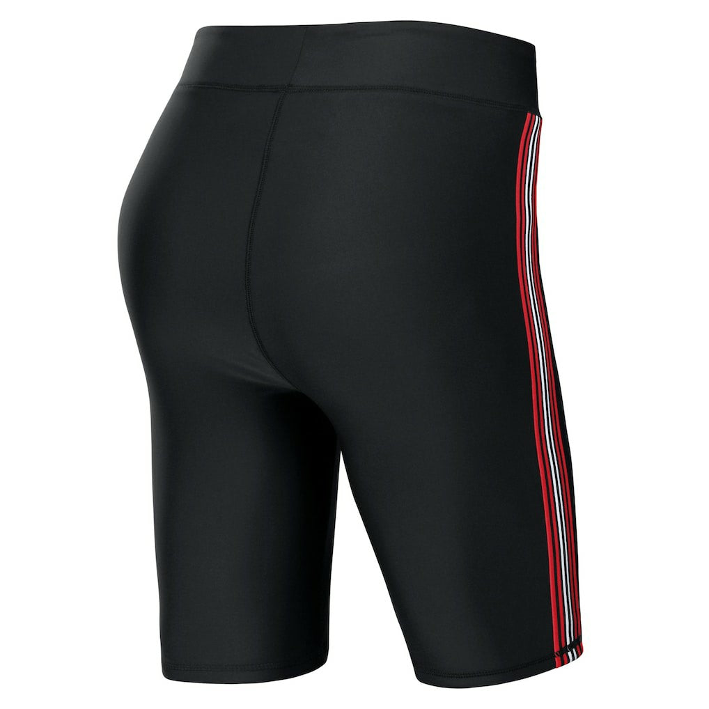 New England Patriots WEAR by Erin Andrews Women's Biker Shorts - Black - NFL