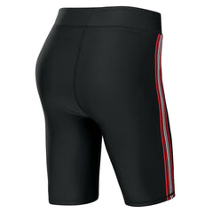 New England Patriots WEAR by Erin Andrews Women's Biker Shorts - Black - NFL