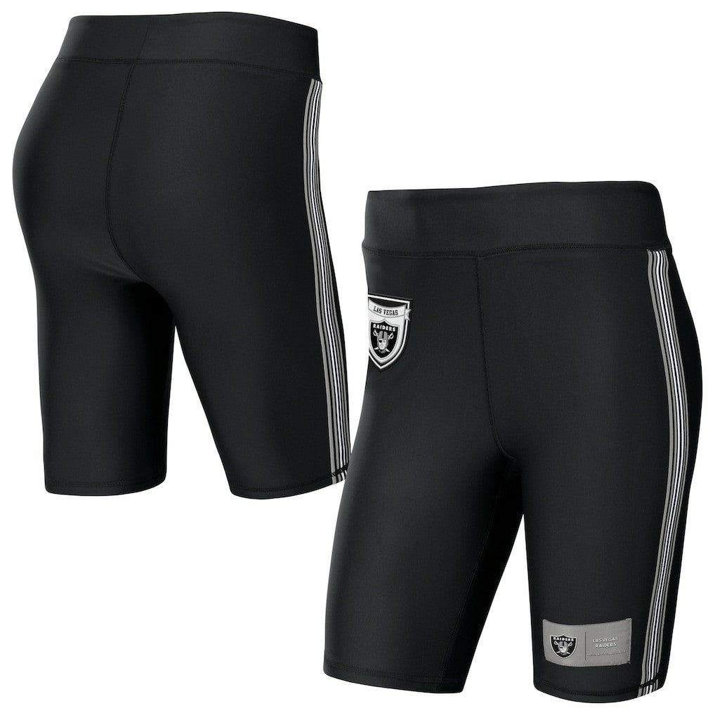 Las Vegas Raiders WEAR by Erin Andrews Women's Biker Shorts - Black - NFL