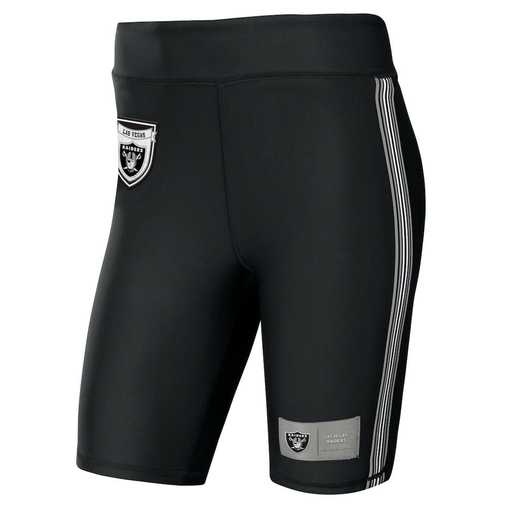 Las Vegas Raiders WEAR by Erin Andrews Women's Biker Shorts - Black - NFL