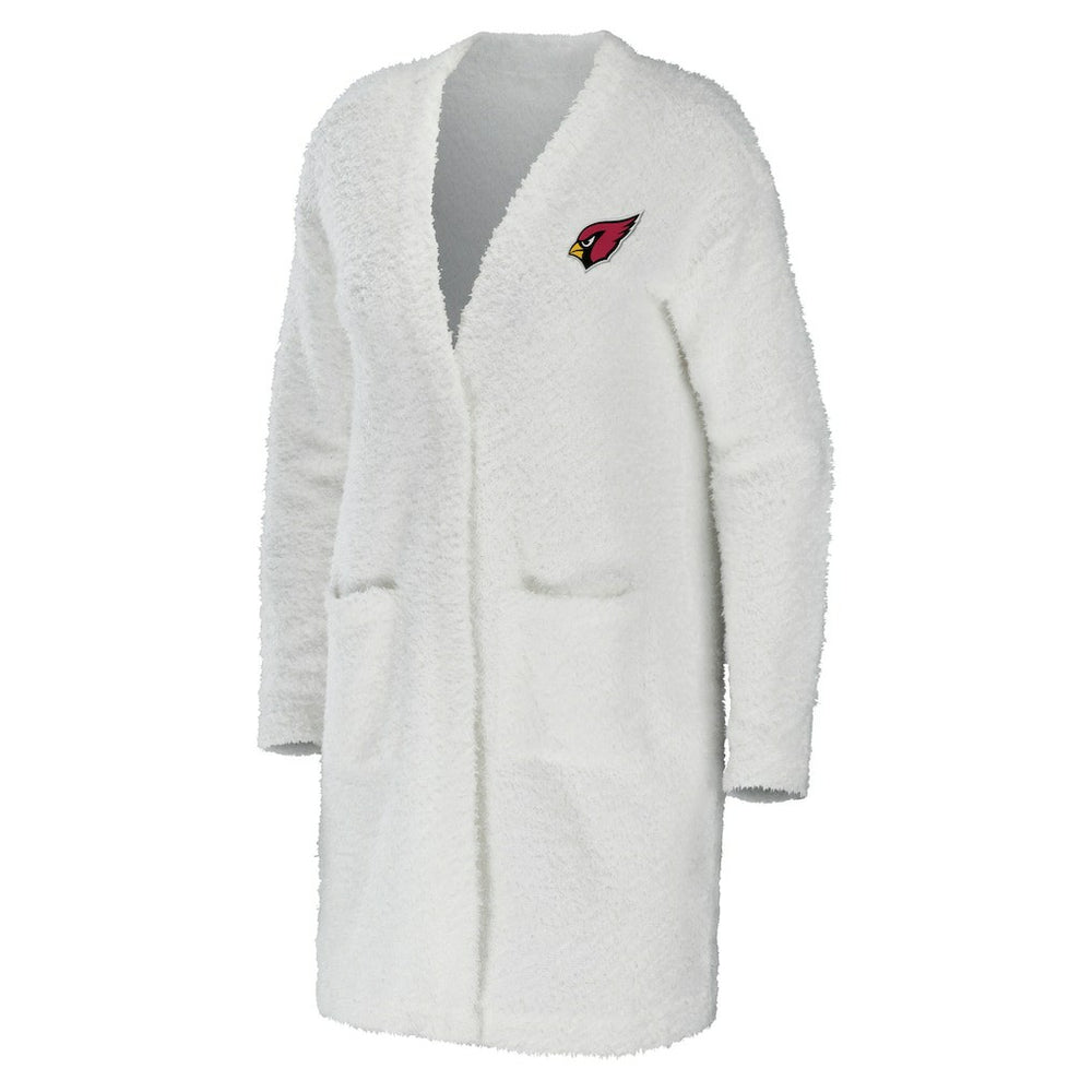 Arizona Cardinals WEAR by Erin Andrews Women's Cozy Lounge Cardigan Sweater - Cream - NFL