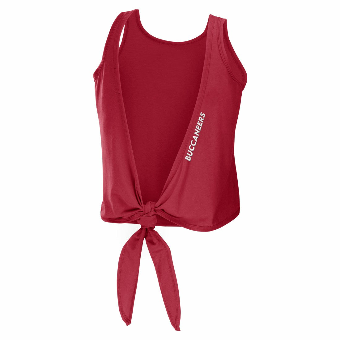 Tampa Bay Buccaneers WEAR by Erin Andrews Women's Open Back Twist Tie Tank Top - Red - NFL