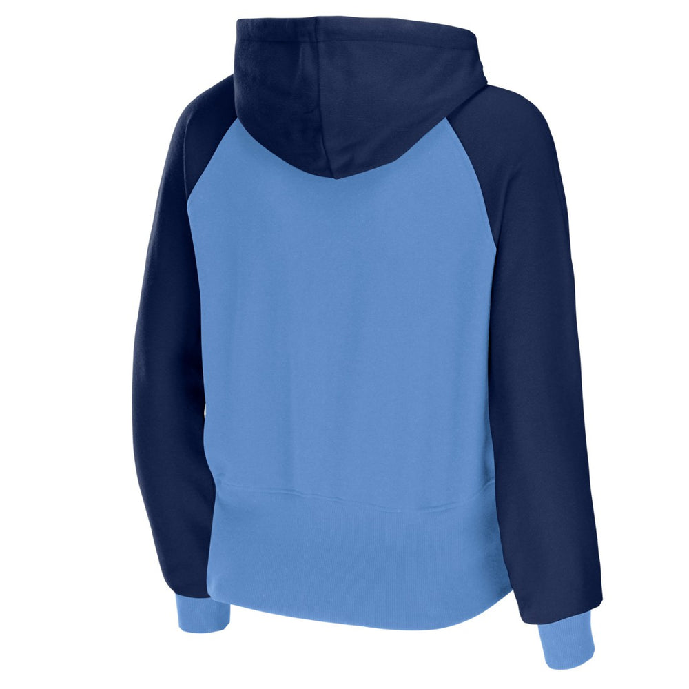 Tennessee Titans WEAR by Erin Andrews Women's Colorblock Lightweight Full-Zip Hoodie - Light Blue - NFL
