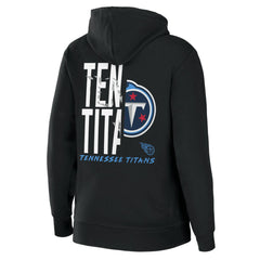 Tennessee Titans WEAR by Erin Andrews Women's Sponge Fleece Full-Zip Hoodie - Black - NFL