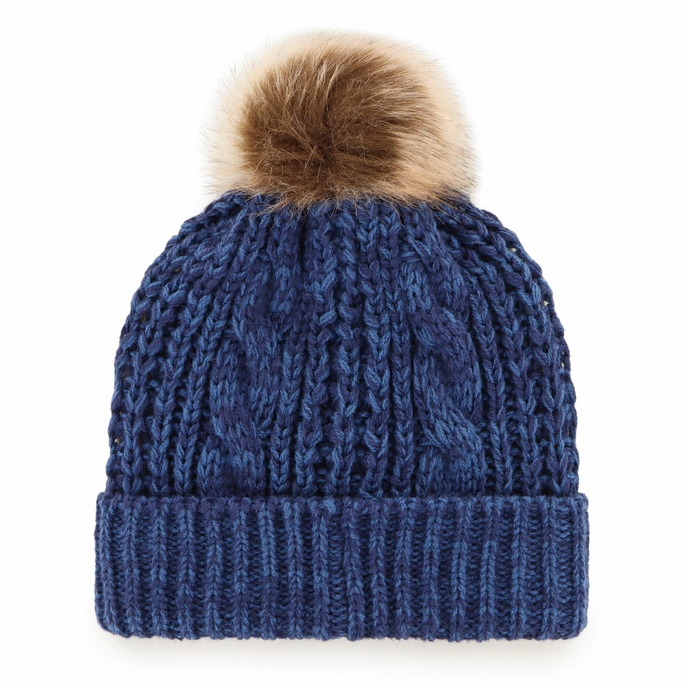 Tennessee Titans '47 Women's Meeko Cuffed Knit Hat with Pom - Navy - 47 brand
