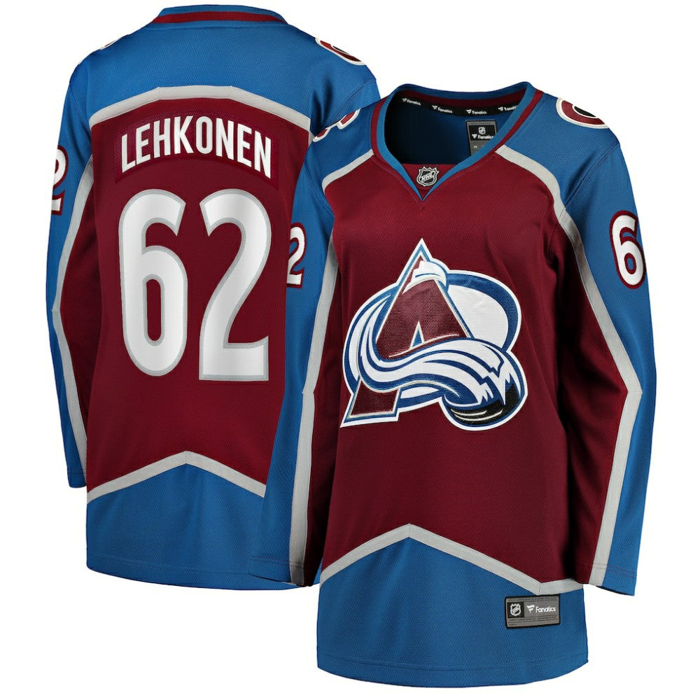Artturi Lehkonen Colorado Avalanche Fanatics Women's Home Breakaway Player Jersey - Burgundy | Fanatics Clearance