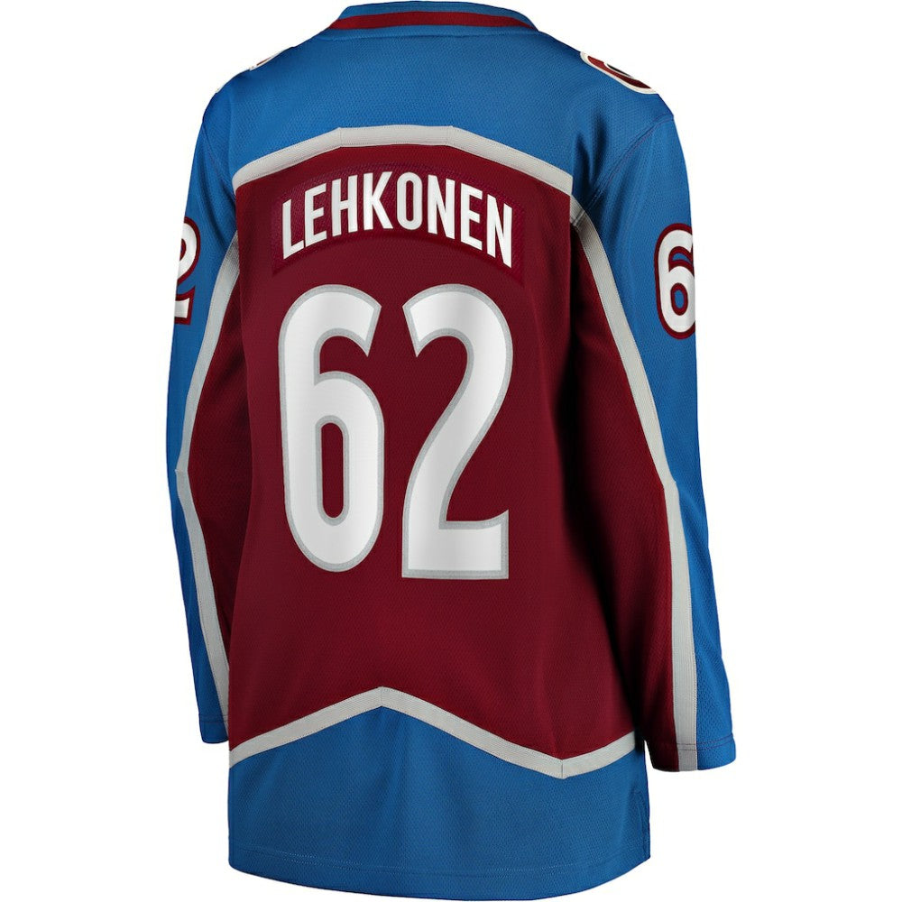 Artturi Lehkonen Colorado Avalanche Fanatics Women's Home Breakaway Player Jersey - Burgundy | Fanatics Clearance