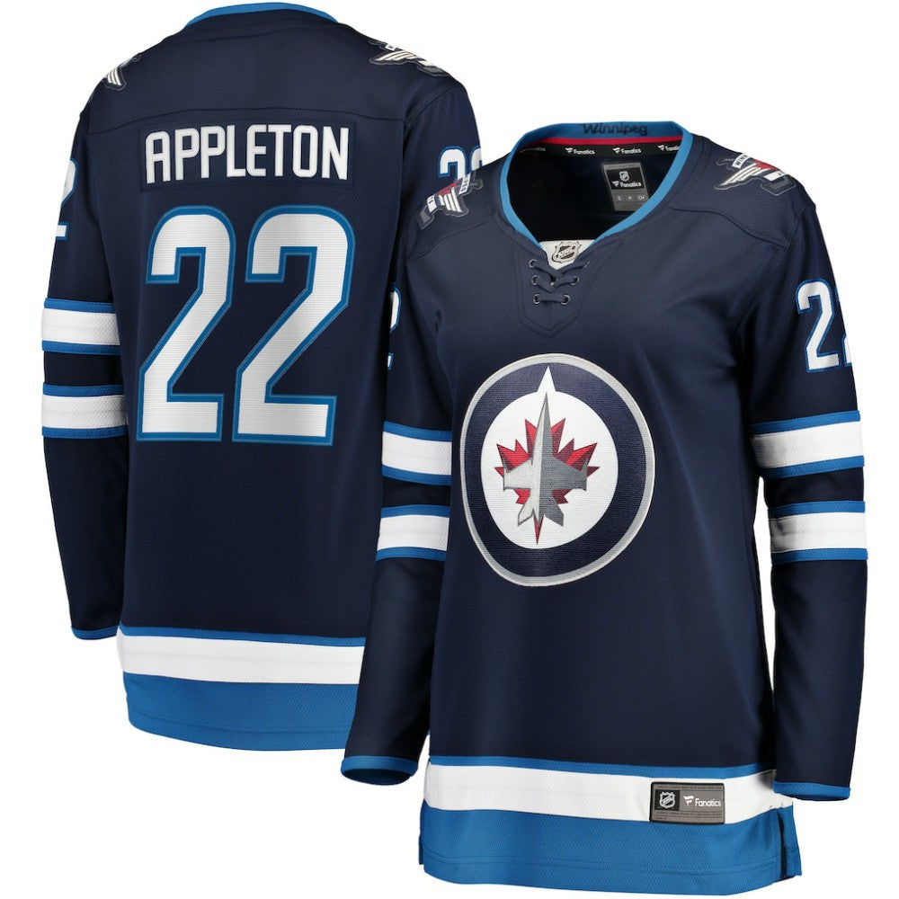 Mason Appleton Winnipeg Jets Fanatics Women's Home Breakaway Jersey - Navy | Fanatics Clearance