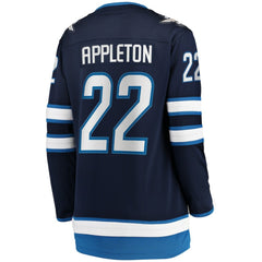Mason Appleton Winnipeg Jets Fanatics Women's Home Breakaway Jersey - Navy | Fanatics Clearance