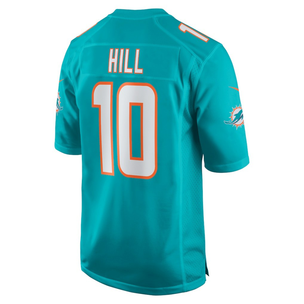Tyreek Hill Miami Dolphins Game Jersey - Aqua - Nike