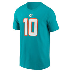 Tyreek Hill Miami Dolphins Player Name & Number T-Shirt - Aqua - Nike