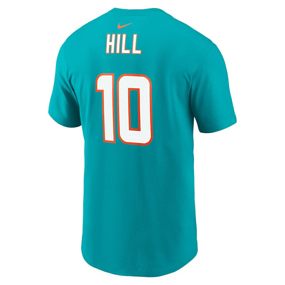 Tyreek Hill Miami Dolphins Player Name & Number T-Shirt - Aqua - Nike