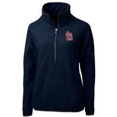 St. Louis Cardinals Cutter & Buck Women's Cascade Eco Sherpa Fleece Quarter-Zip Pullover Jacket Discount