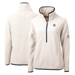 New York Yankees Cutter & Buck Women's Cascade Eco Sherpa Fleece Quarter-Zip Pullover Jacket Near Me