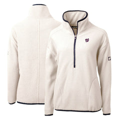 Washington Nationals Cutter & Buck Women's Cascade Eco Sherpa Fleece Quarter-Zip Pullover Jacket Near Me