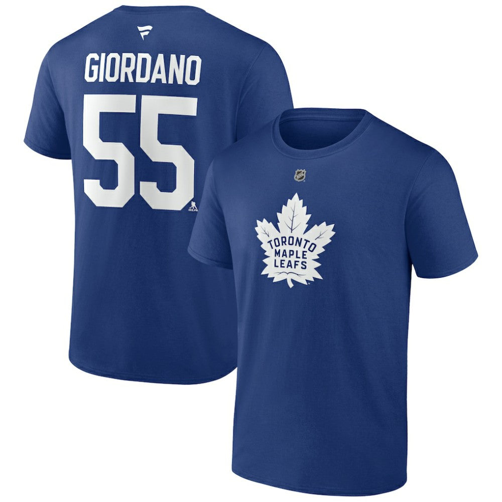 Mark Giordano Toronto Maple Leafs Fanatics Authentic Stack Name & Number T-Shirt - Blue | Fanatics on sale