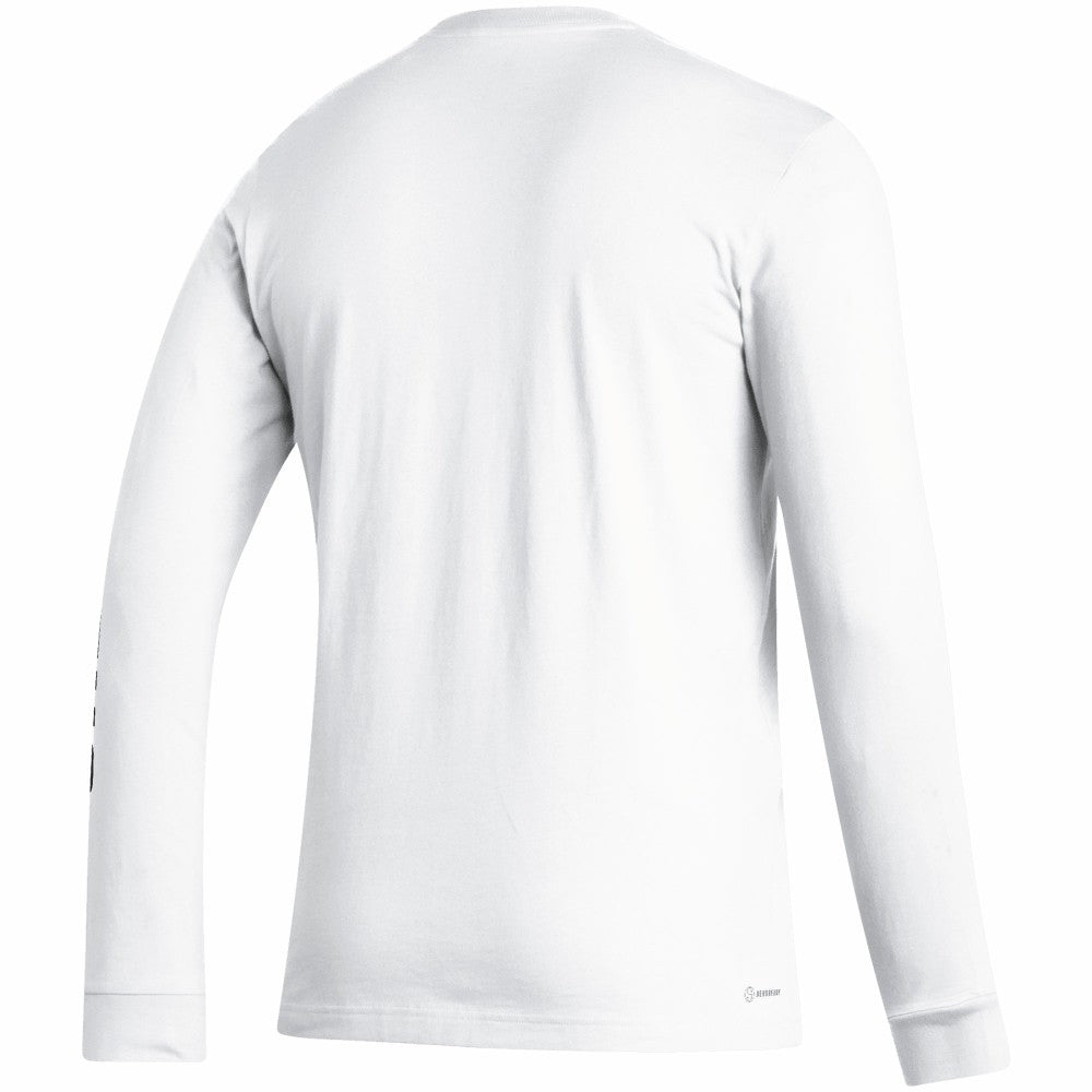 Adidas - Juventus Team Crest Long Sleeve T-Shirt - White