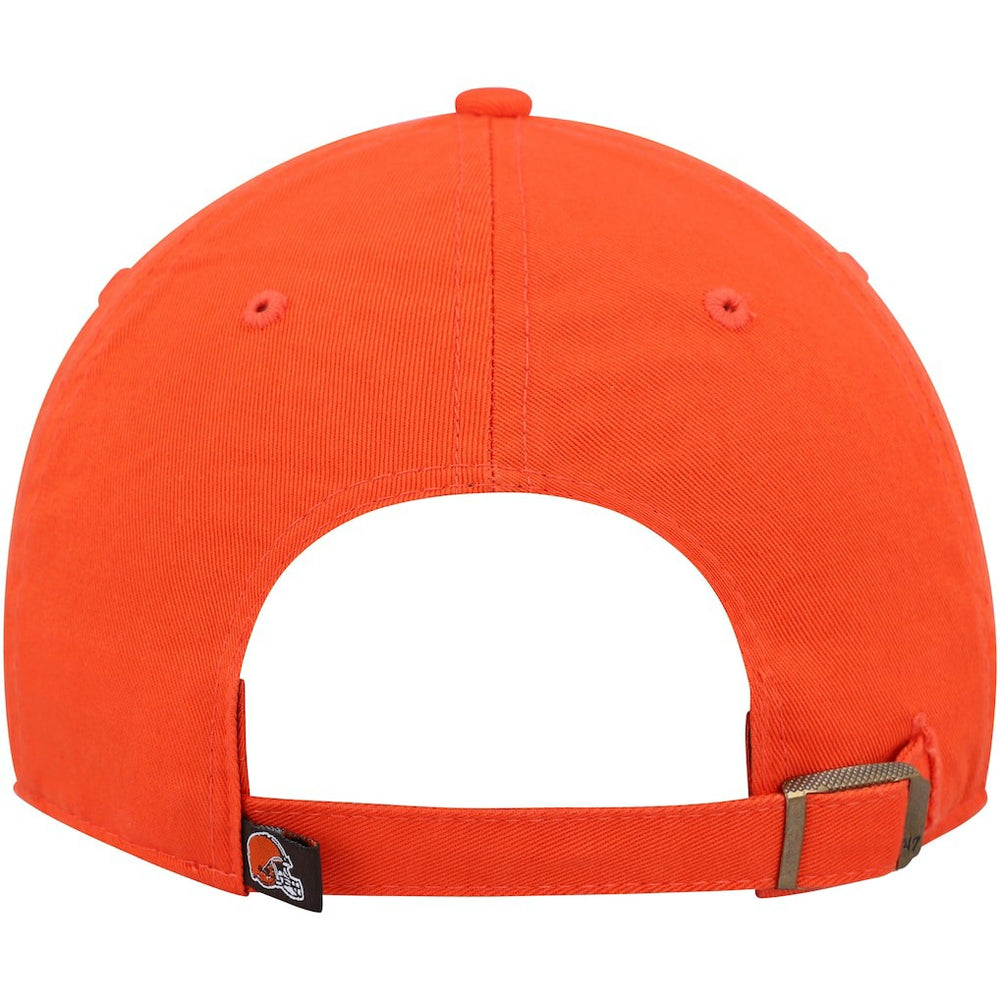 Cleveland Browns '47 Clean Up Primary Adjustable Hat - Orange - 47 brand