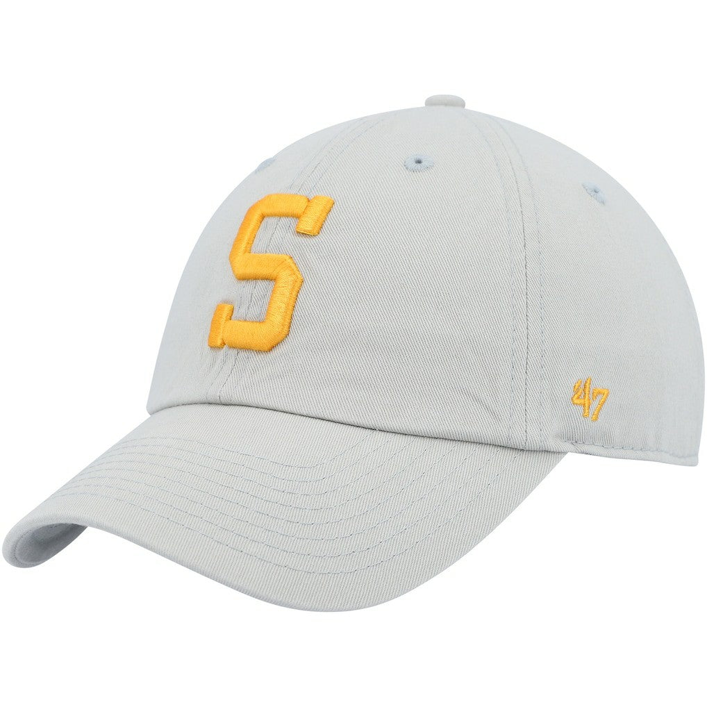Pittsburgh Steelers '47 Clean Up Adjustable Hat - Gray - 47 brand