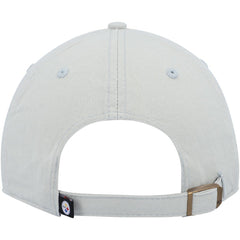 Pittsburgh Steelers '47 Clean Up Adjustable Hat - Gray - 47 brand
