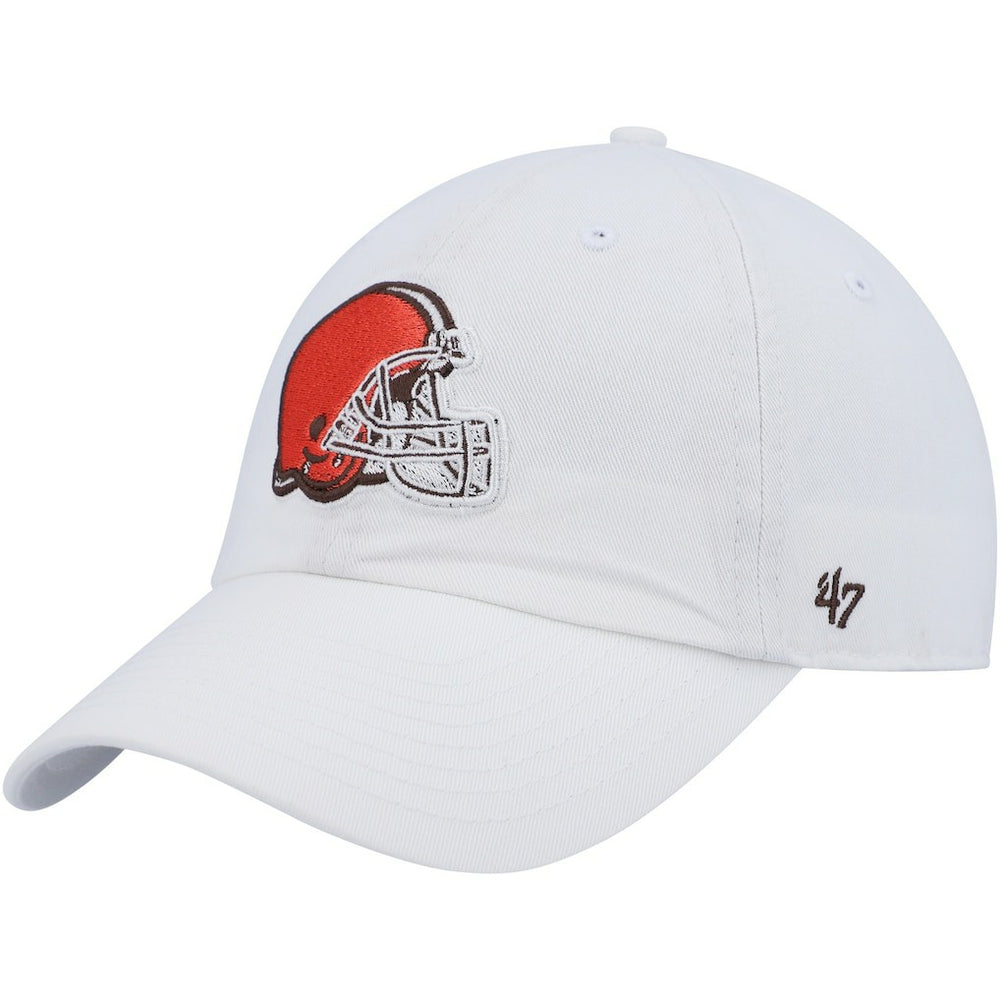 Cleveland Browns '47 Women's Clean Up Adjustable Hat - White - 47 brand