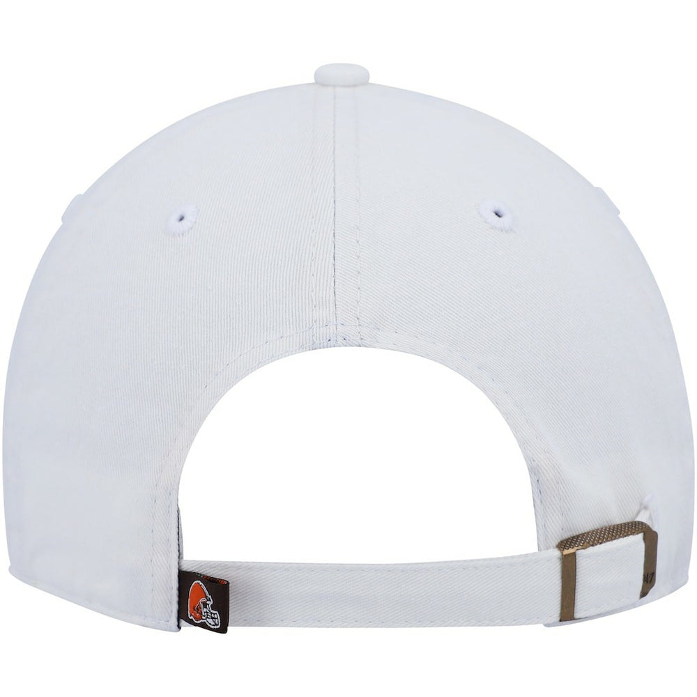 Cleveland Browns '47 Women's Clean Up Adjustable Hat - White - 47 brand