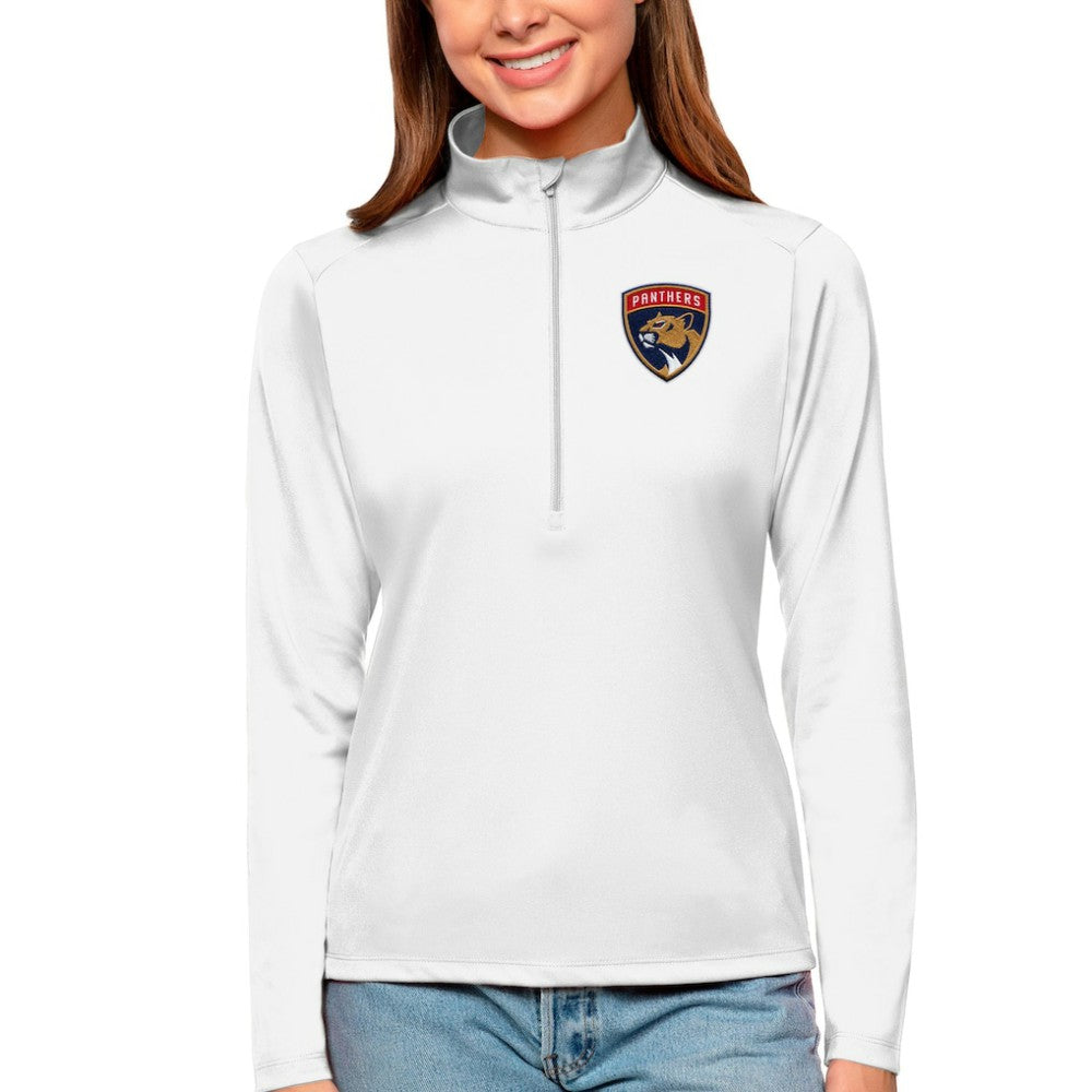 Florida Panthers Antigua Women's Tribute Quarter-Zip Pullover Top - White | NHL discount