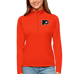 Philadelphia Flyers Antigua Women's Tribute Quarter-Zip Pullover Top - Orange | NHL discount