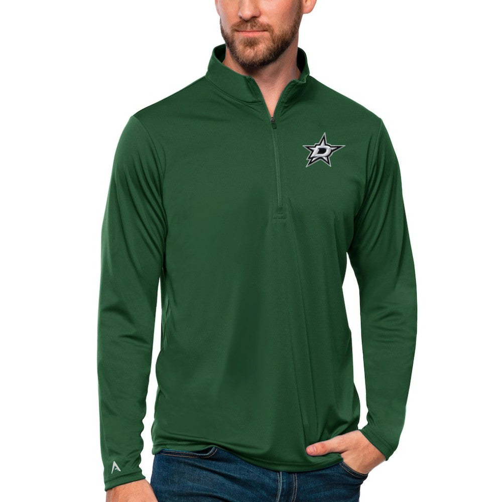 Dallas Stars Antigua Tribute Quarter-Zip Pullover Top - Forest Green | NHL online