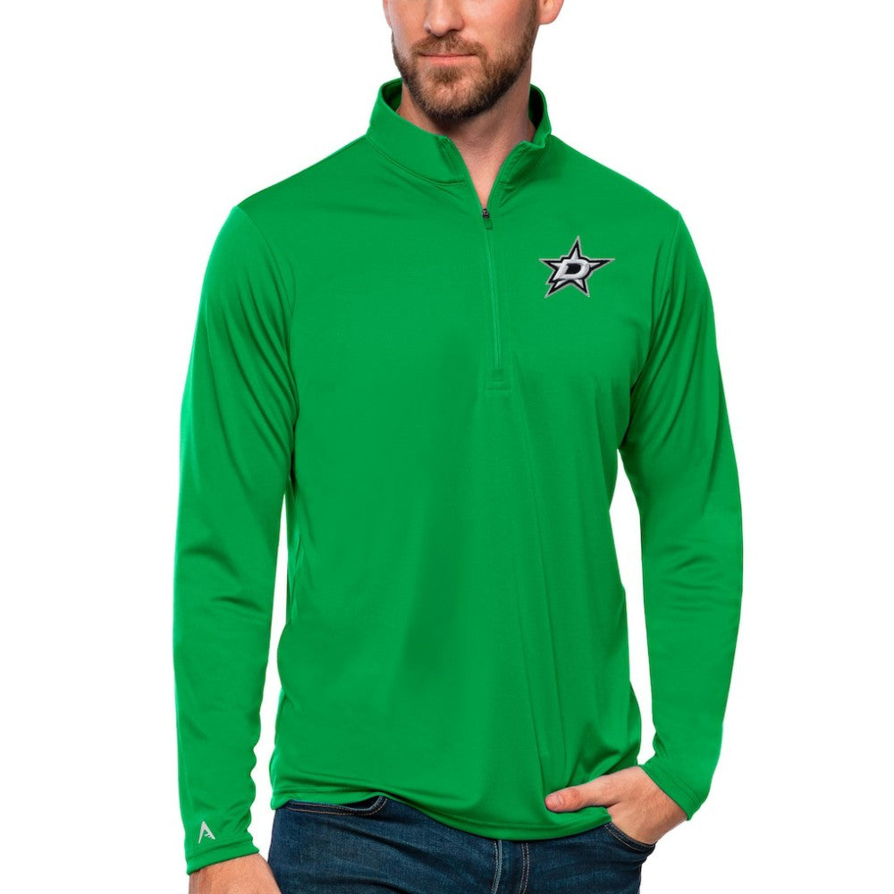 Dallas Stars Antigua Tribute Quarter-Zip Pullover Top - Kelly Green | NHL on sale