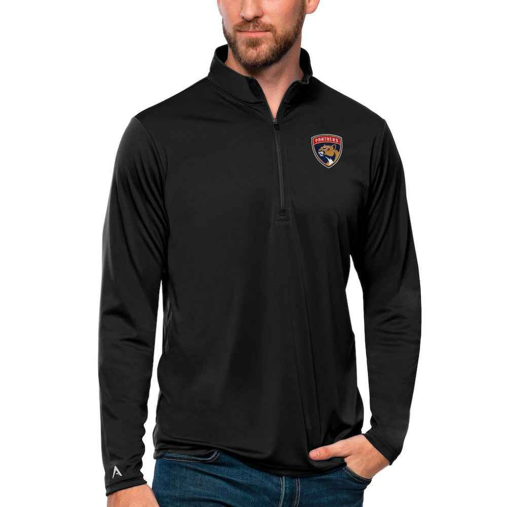 Florida Panthers Antigua Tribute Quarter-Zip Pullover Top - Black | NHL near me