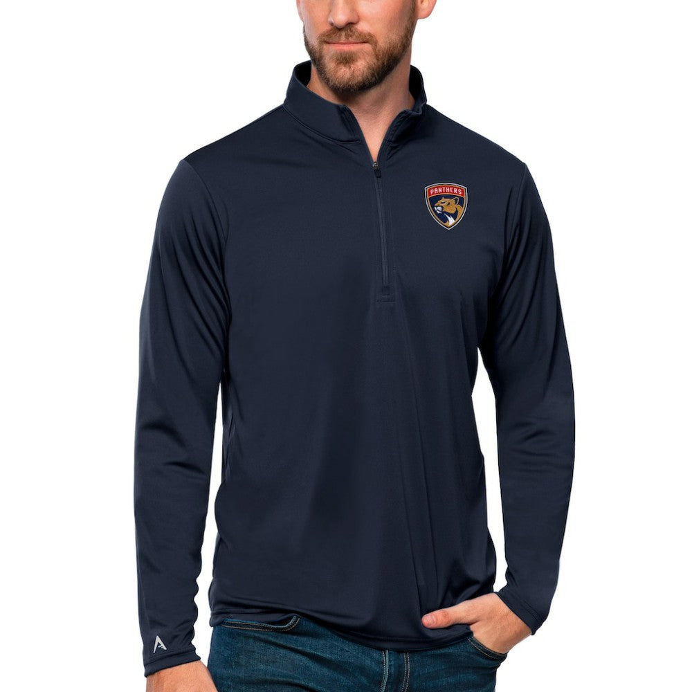 Florida Panthers Antigua Tribute Quarter-Zip Pullover Top - Navy | NHL sale