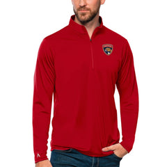 Florida Panthers Antigua Tribute Quarter-Zip Pullover Top - Red | NHL on sale