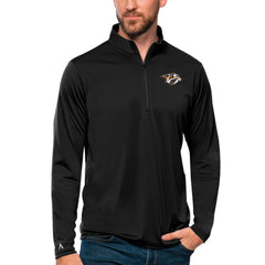 Nashville Predators Antigua Tribute Quarter-Zip Pullover Top - Black | NHL sale