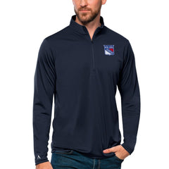 New York Rangers Antigua Tribute Quarter-Zip Pullover Top - Navy | NHL near me