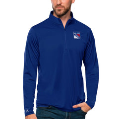 New York Rangers Antigua Tribute Quarter-Zip Pullover Top - Blue | NHL sale