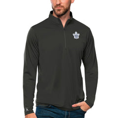 Toronto Maple Leafs Antigua Tribute Quarter-Zip Pullover Top - Charcoal | NHL discount
