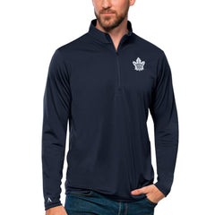 Toronto Maple Leafs Antigua Tribute Quarter-Zip Pullover Top - Navy | NHL online