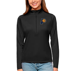 Indiana Pacers Antigua Women's Tribute Half-Zip Top Black